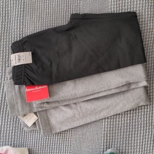 3 prs nwt Hanna Andersson leggings size 6-7 (120)